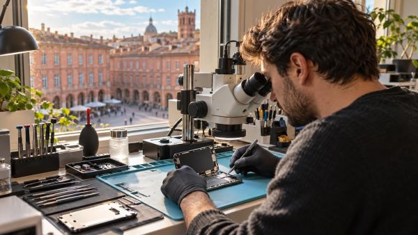 Service de micro soudure pour iPhone à Toulouse