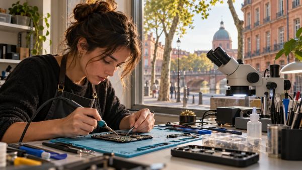 Service de micro soudure pour iPhone à Toulouse